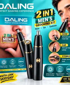 DALING DL-7108 2-in-1 Men's – Nose & Ear Hair Trimmer,