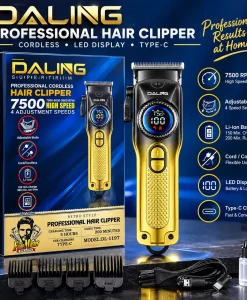 DALING DL-1197 Professional Hair Clipper for Men