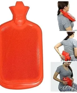 Blue Rubber Hot Water Bottle 355x185cm Leak Proof
